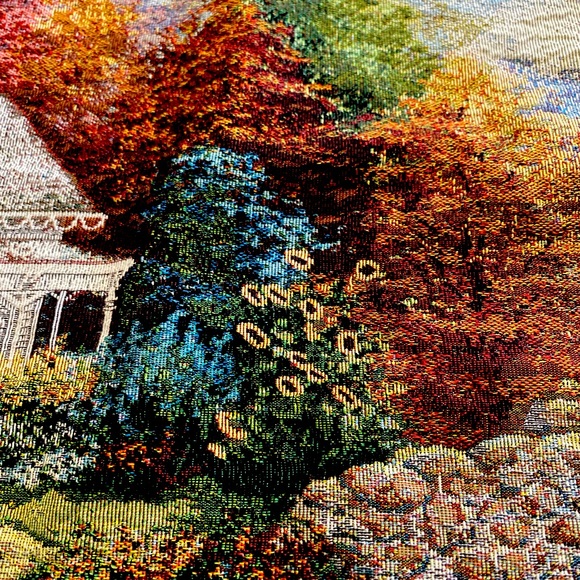 Nicky Boehme Tapestry.Large 28”x35”.Gorgeous tapestry in rich colors. - Picture 5 of 10